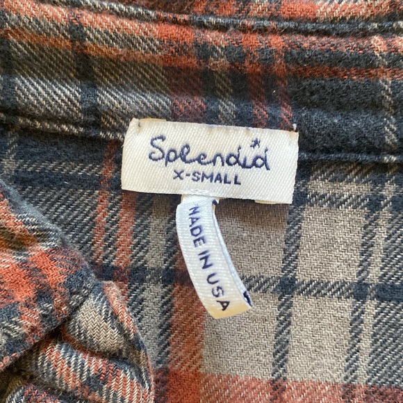 SPLENDID Womens flannel in perfect condition only worn a few times. - Picture 2 of 7